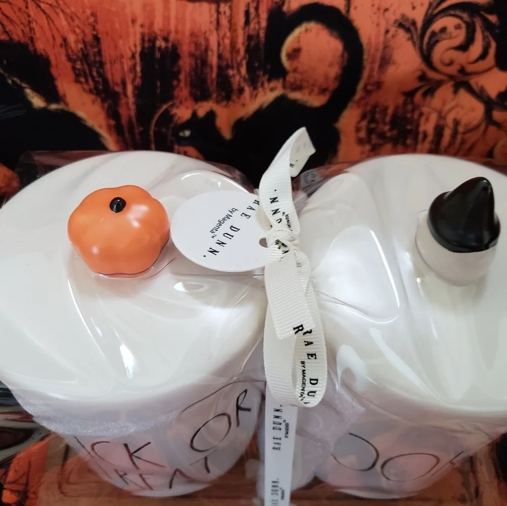 Rae Dunn Halloween Canisters Small Size NWT